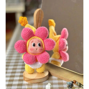 Búp Bê Len Twinkle Twinkle Handmade Dễ Thương – Đồ Trang Trí Bàn Học, Quà Tặng Sinh Nhật